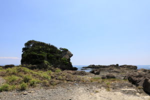 田代海岸の枕状溶岩